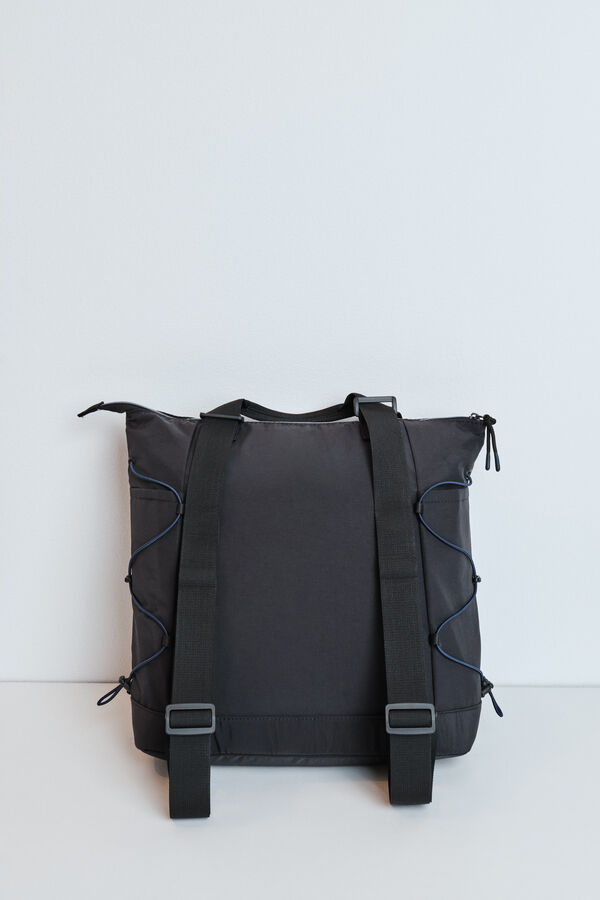 Dash and Stars Black multiway backpack black