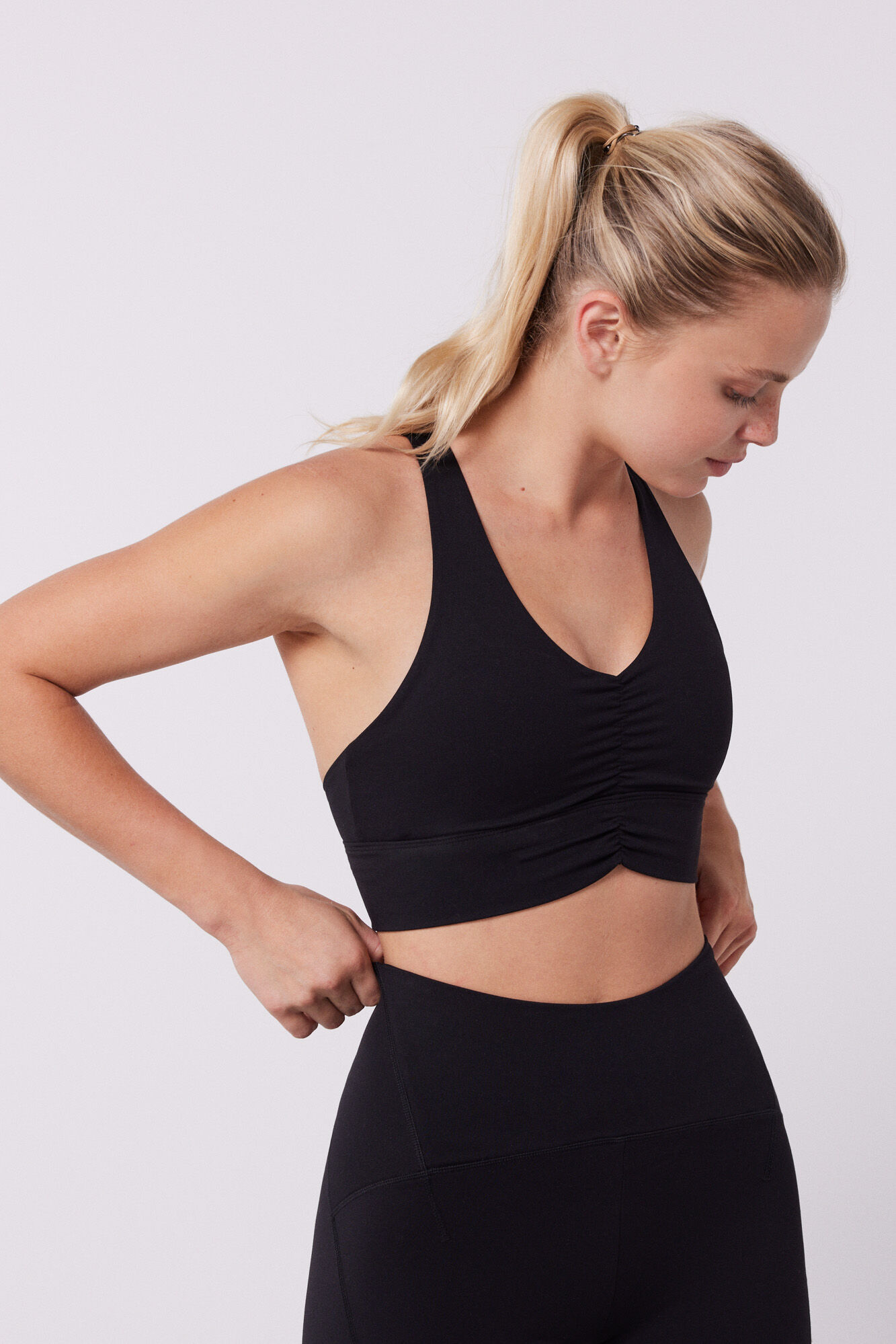 Cortefiel Sujetador deportivo negro Soft Move