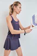 Dash and Stars Saia com malha interior cinza cinzento