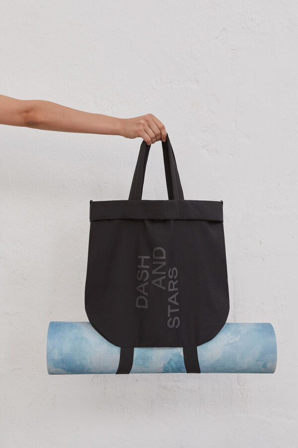 Dash and Stars Black tote bag black