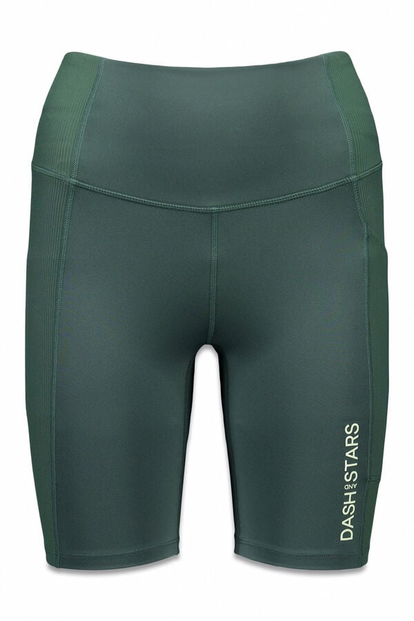 Dash and Stars Leggings de ciclismo 4D STRETCH verde verde