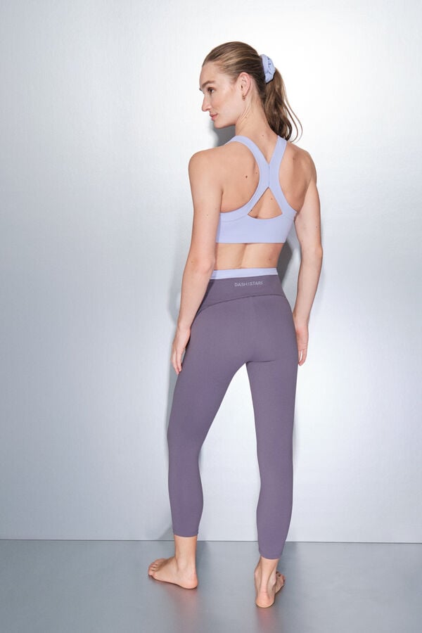 Dash and Stars Legging lavanda cropped SOFT MOVE rosa