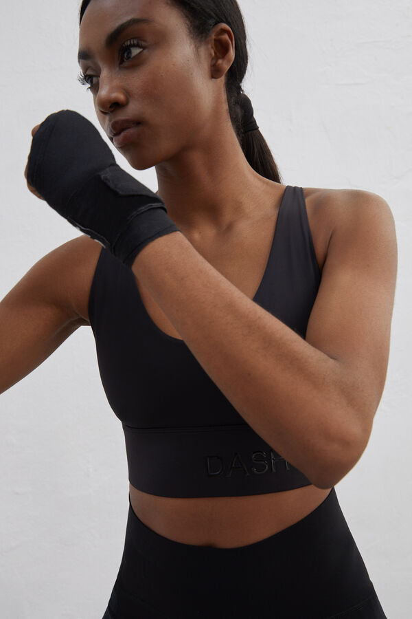 Black 4D Stretch sports bra