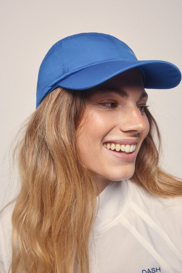 Dash and Stars Blue gel logo cap blue