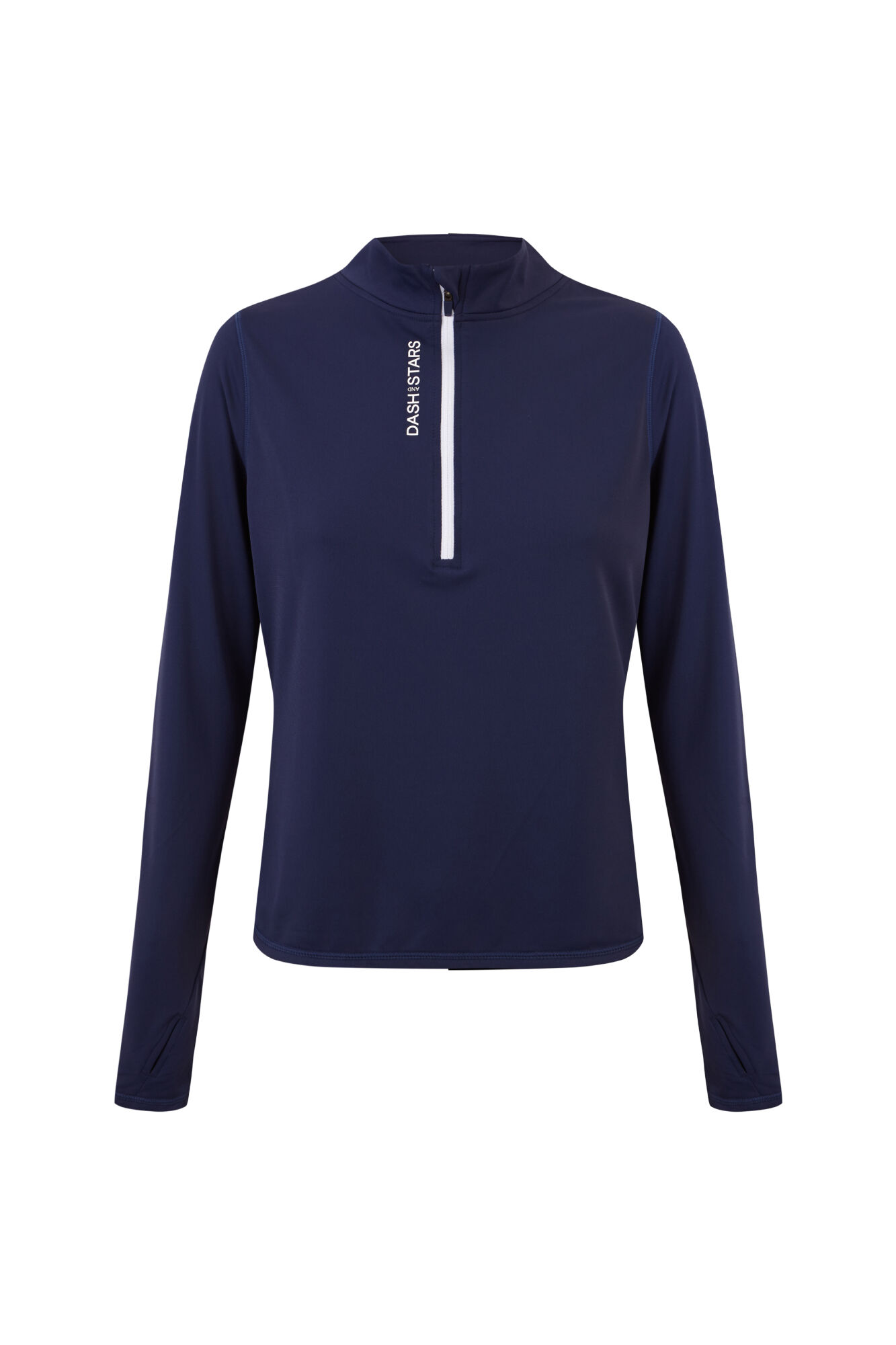 Dash and Stars Sweatshirt cintada de manga comprida azul