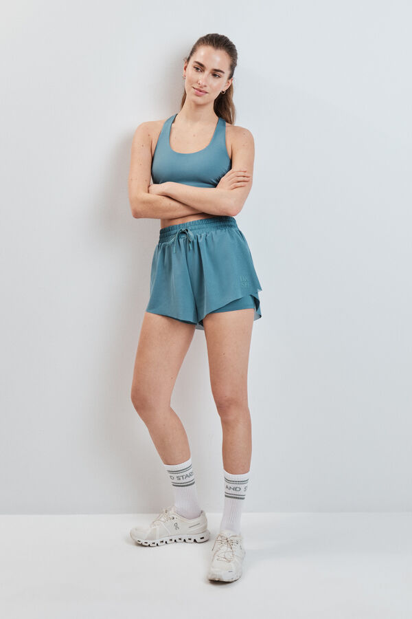 Dash and Stars Cal&ccedil;&otilde;es ultraleves de malha verde verde