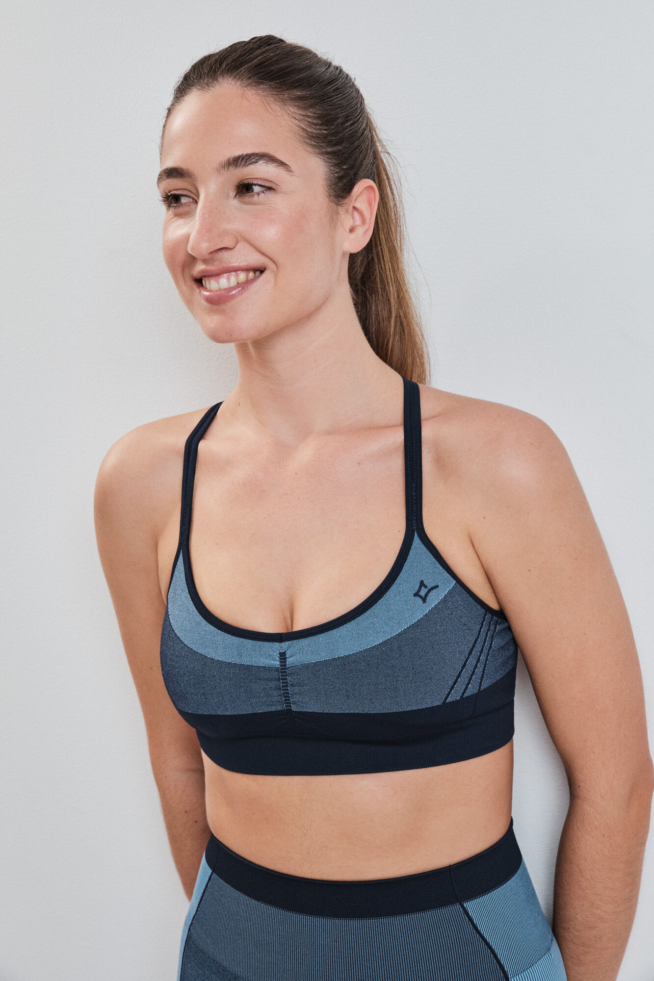 Dash and Stars Sujetador deportivo SEAMLESS COMFORT azul