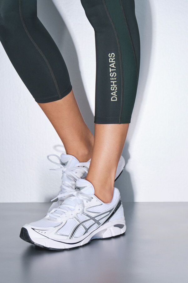 Dash and Stars Legging curta verde 4D STRETCH verde