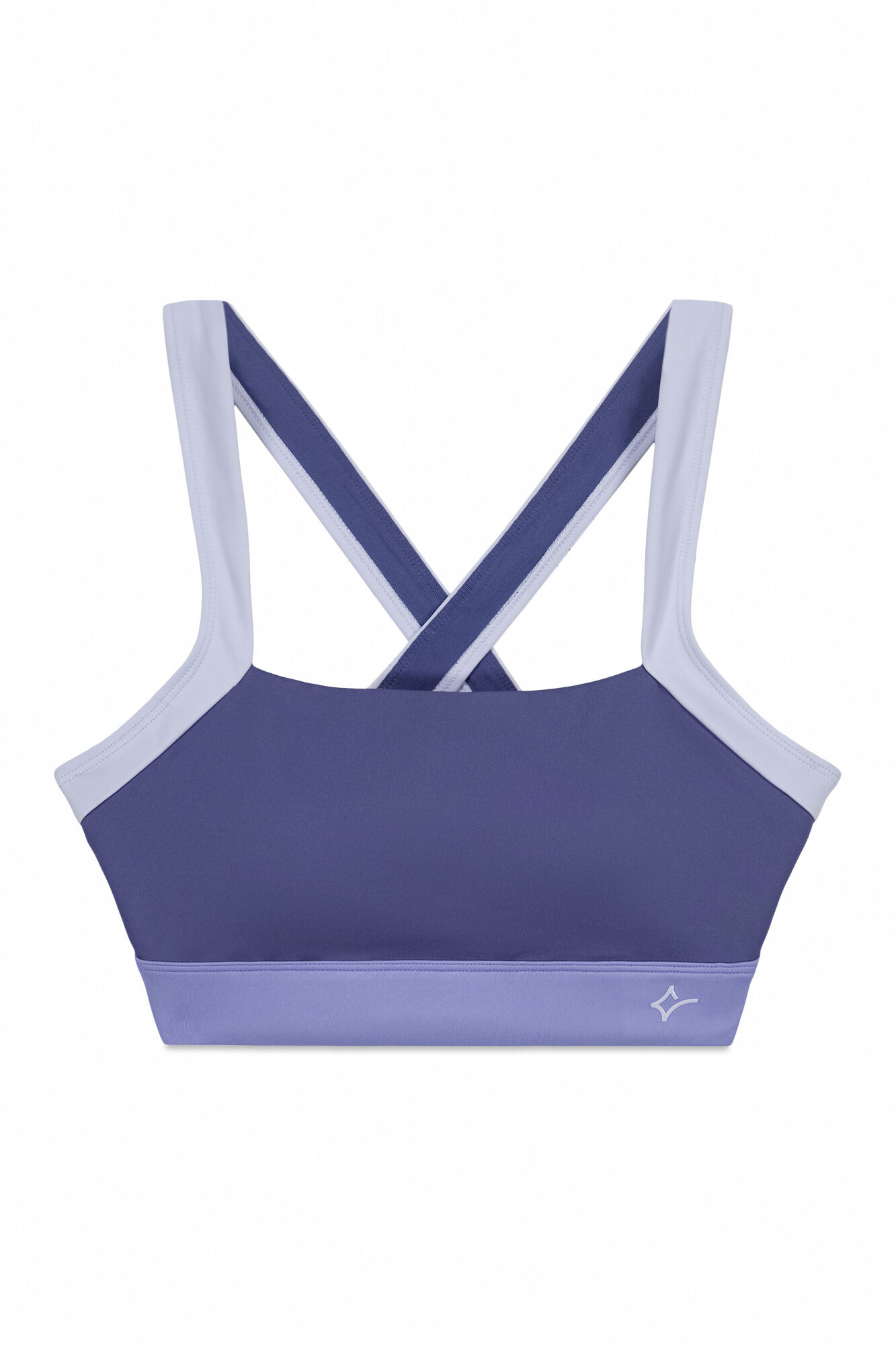 Dash and Stars Soutien desportivo 4D Stretch color block azul