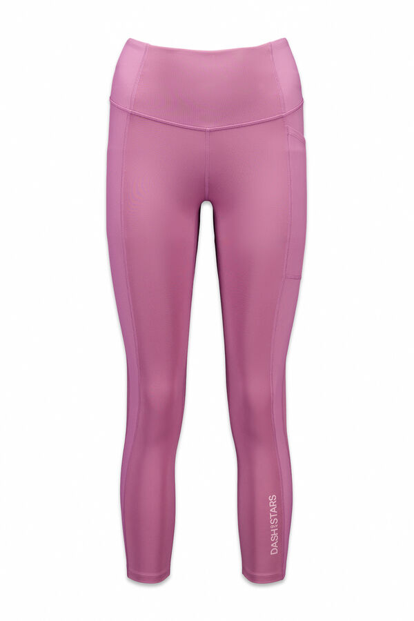 Dash and Stars Legging curta rosa 4D STRETCH rosa