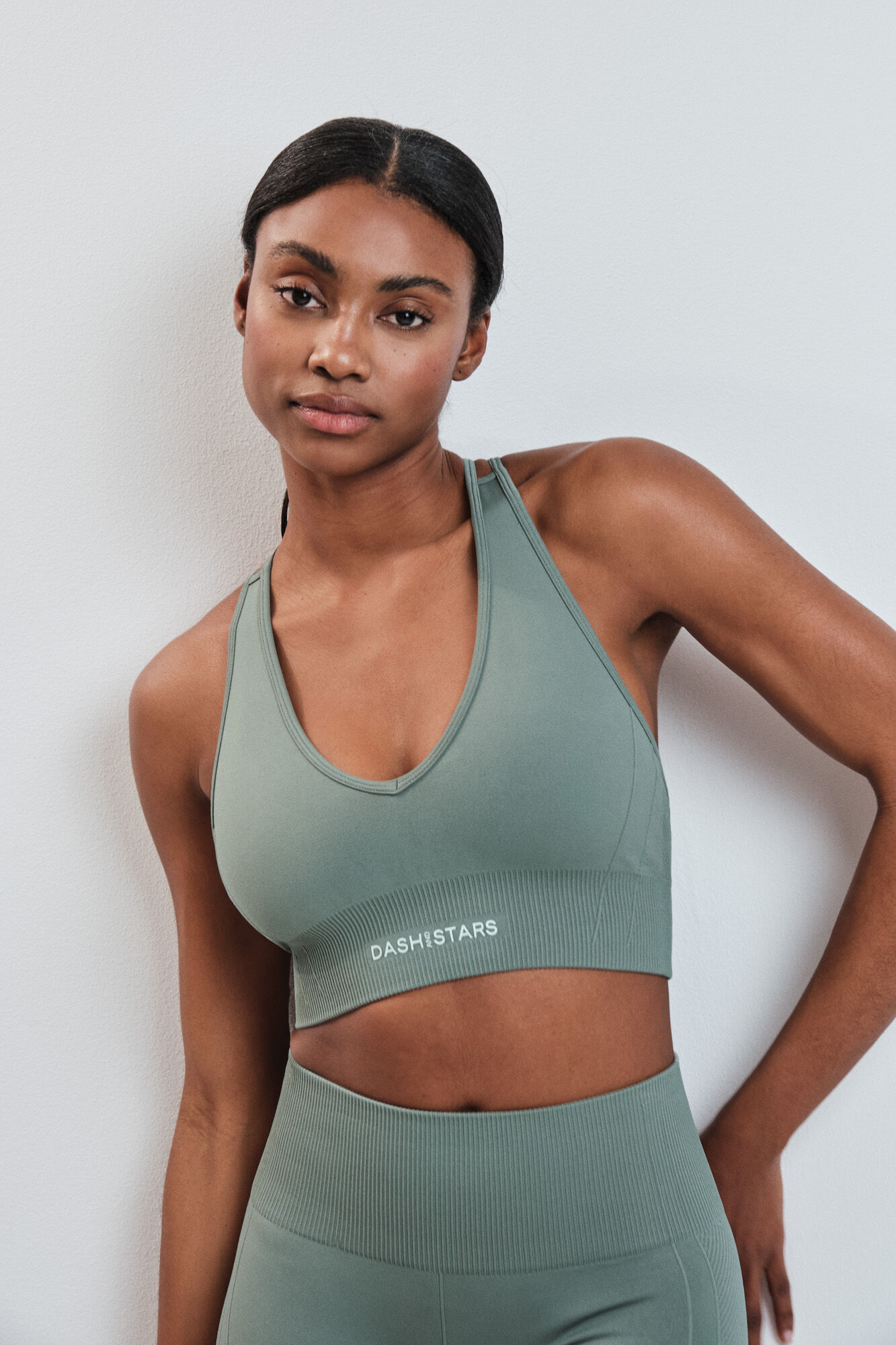 Dash and Stars Sujetador deportivo SEAMLESS COMFORT verde
