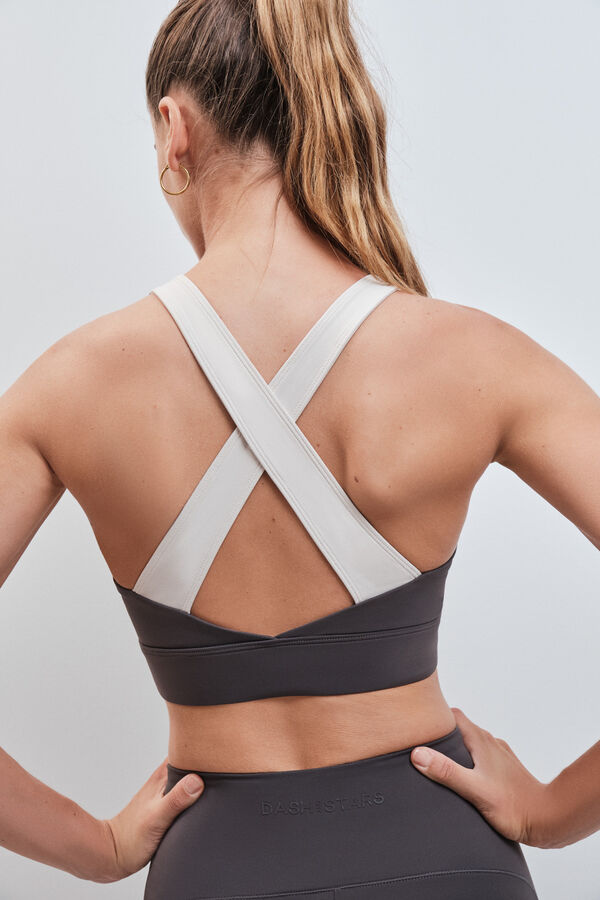 Dash and Stars Soutien desportivo SOFT MOVE cinza cinzento