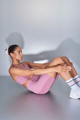 Dash and Stars Leggings de ciclismo rosa 4D STRETCH rosa