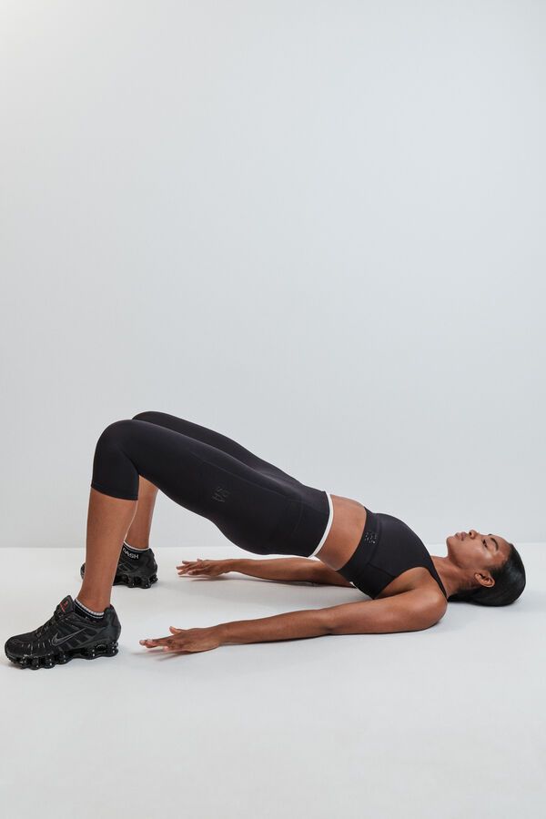 Dash and Stars Legging pirata 4D STRETCH preto preto