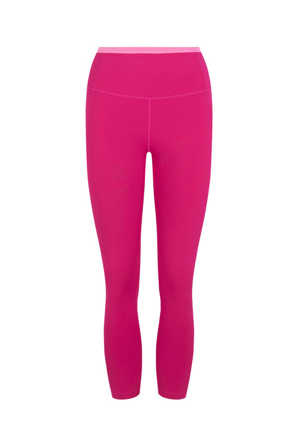 Dash and Stars Legging curto 4D STRETCH rosa rosa