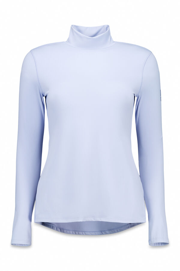 Dash and Stars T-shirt azul bebê de manga comprida azul