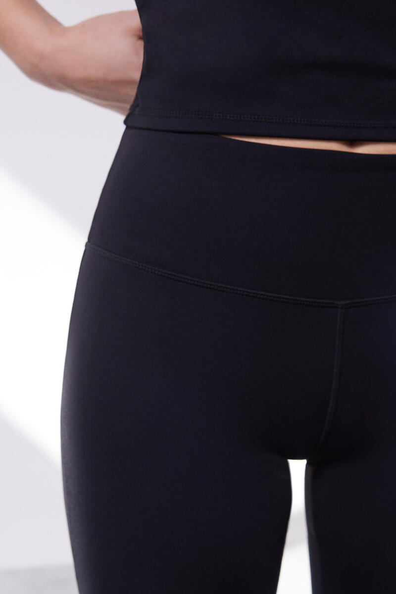 Soft Move black flared leggings, Women's sports trousers