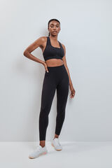 Dash and Stars Legging comprida preta SEAMLESS FIT preto