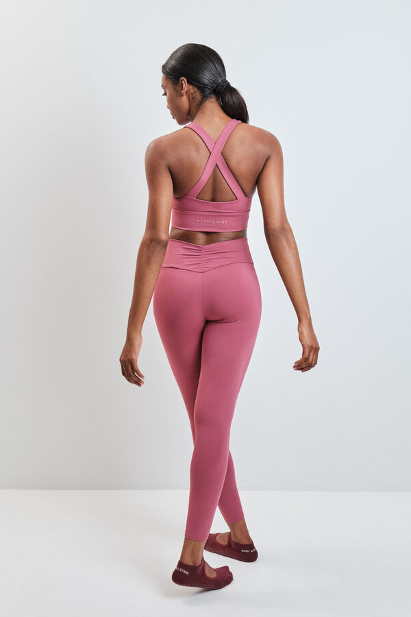 Dash and Stars Legging SOFT MOVE comprida rosa rosa