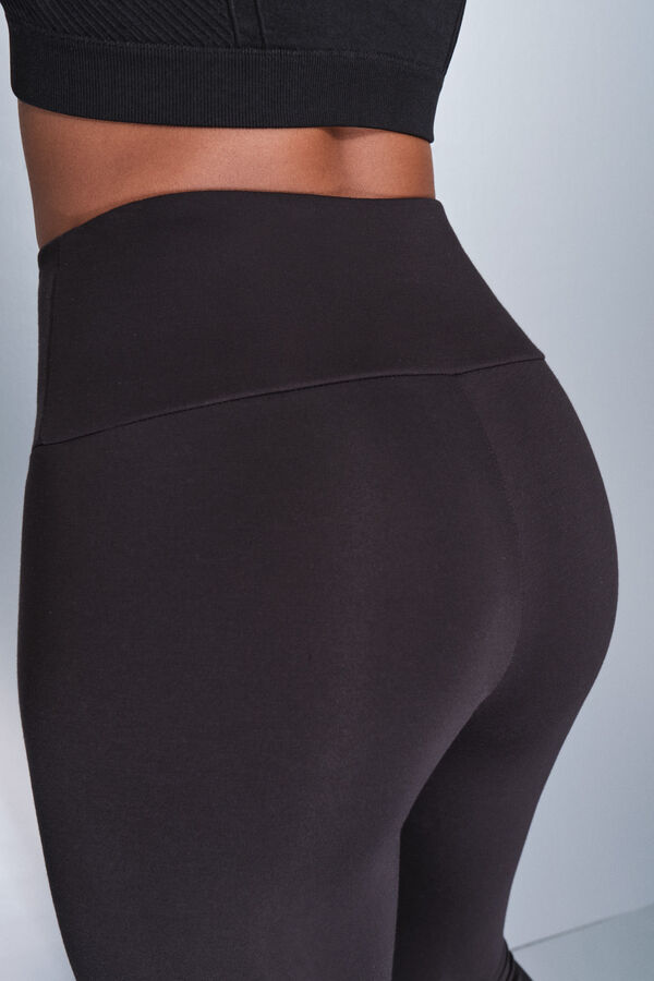 Dash and Stars Leggings pretas longas preto