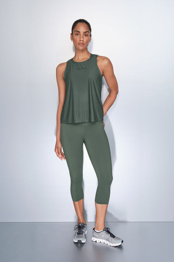 Dash and Stars T-shirt verde halter verde