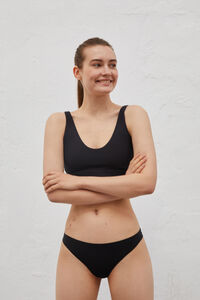 Dash and Stars Pacote com 2 calcinhas brasileiras pretas cortadas a laser