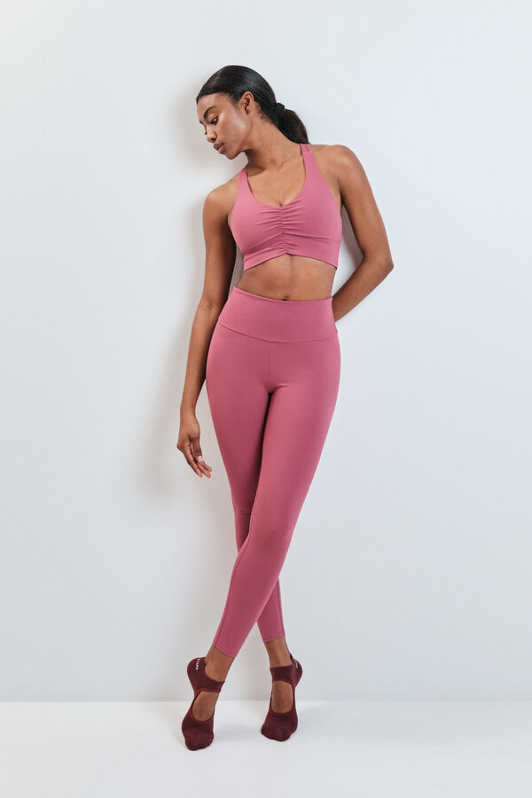 Dash and Stars Legging SOFT MOVE comprida rosa rosa