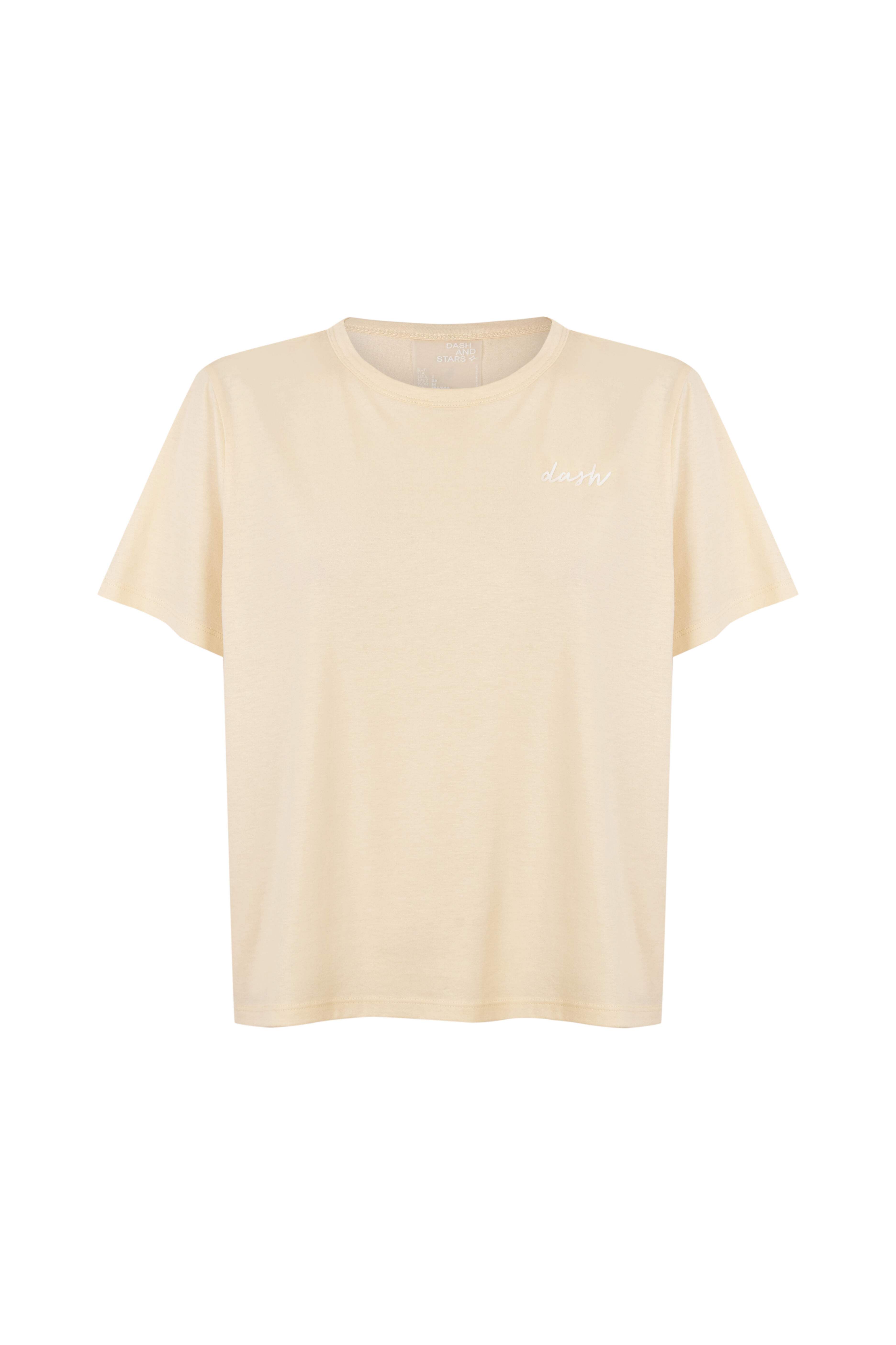 Dash and Stars T-shirt de manga curta extrassuave amarela