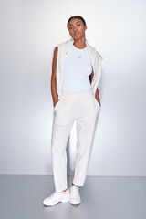 Dash and Stars Calça jogger branca beige