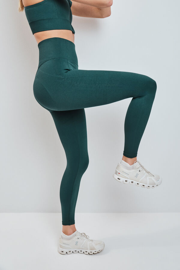Dash and Stars Legging SEAMLESS FIT verde verde