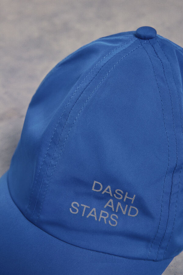 Dash and Stars Blue gel logo cap blue