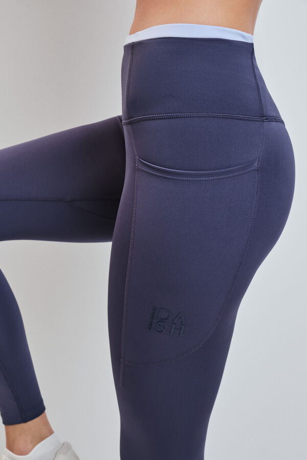 Dash and Stars Legging 4D STRETCH cinzento escuro cinzento