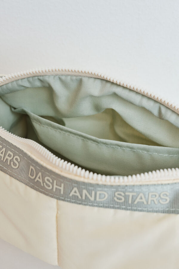 Dash and Stars N&eacute;cessaire tipo bowling m&eacute;dio amarelo amarelo