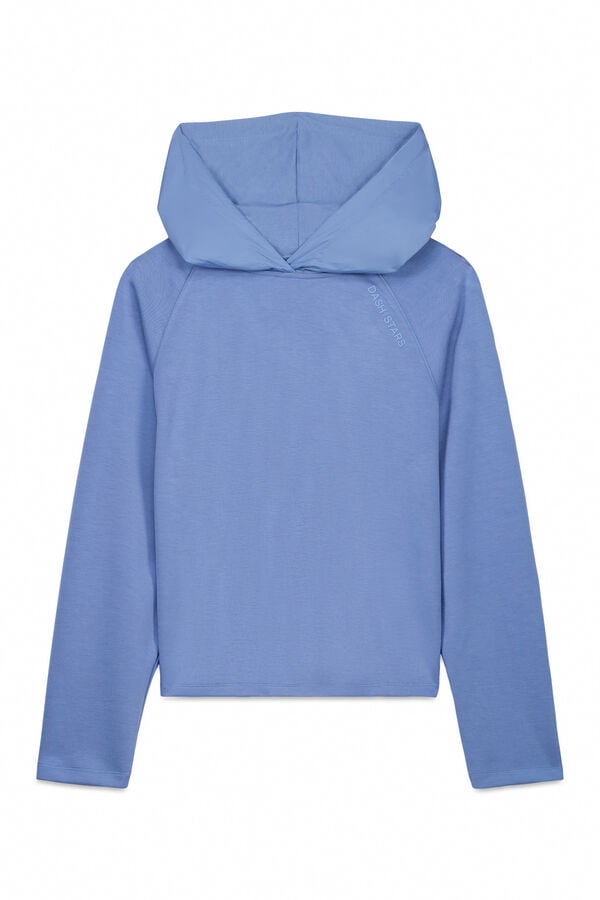 Dash and Stars Sweatshirt azul com toque suave azul