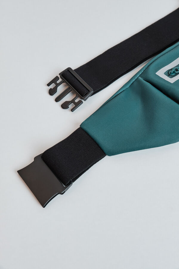 Dash and Stars Bolsa de cintura t&eacute;cnica verde verde