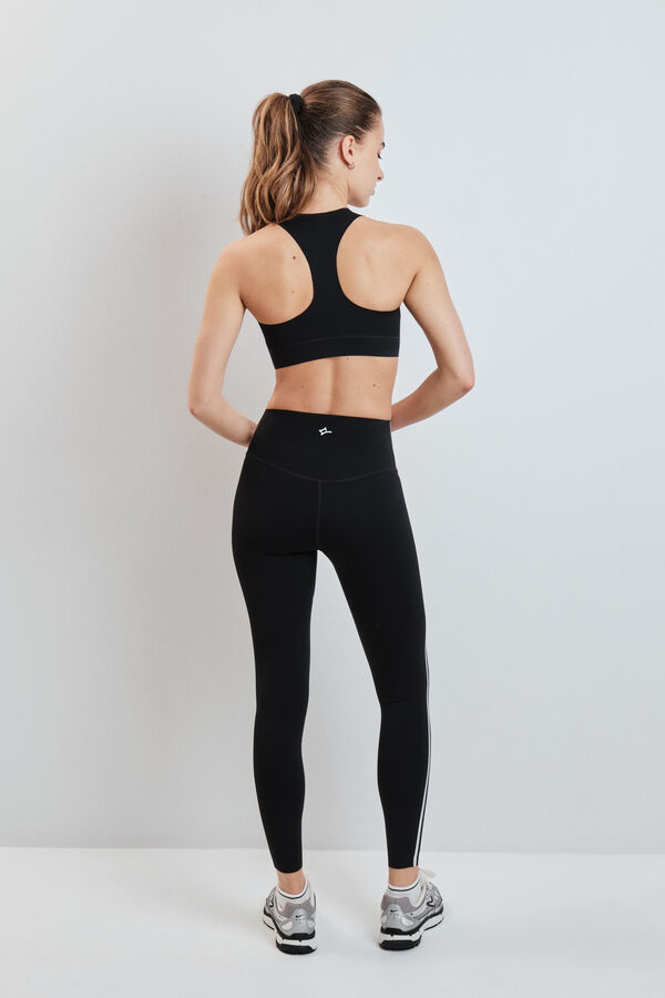 Dash and Stars Legging COMPRESSIVE comprida preta preto