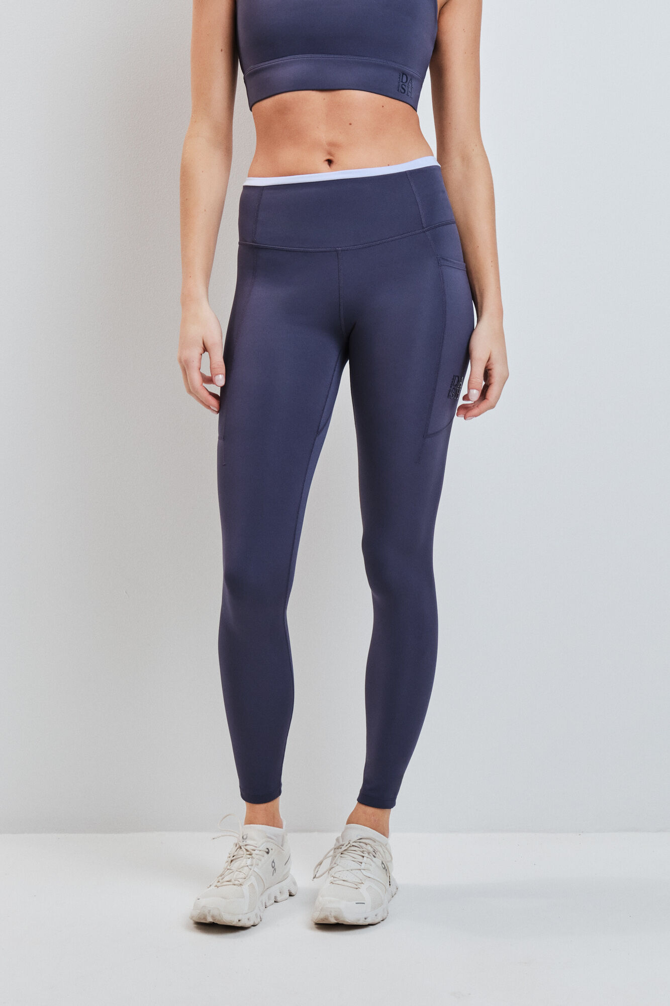 Dash and Stars Legging 4D STRETCH cinzento escuro