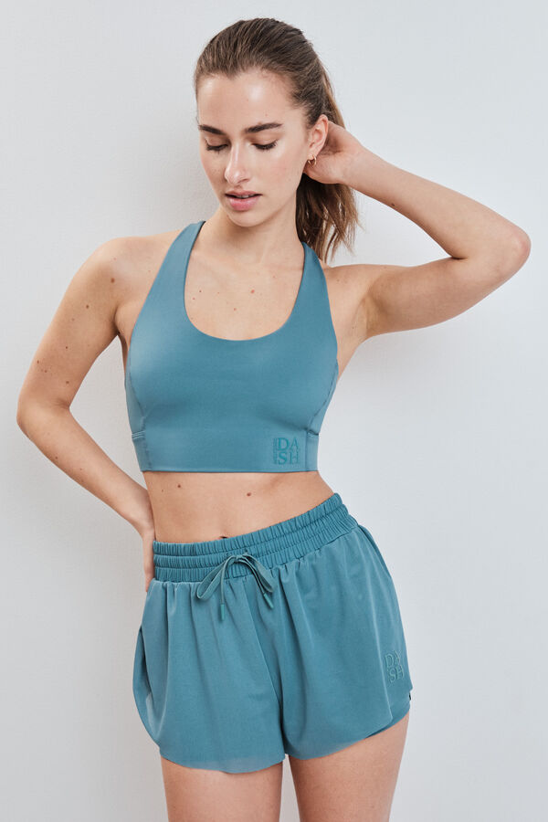 Dash and Stars Cal&ccedil;&otilde;es ultraleves de malha verde verde