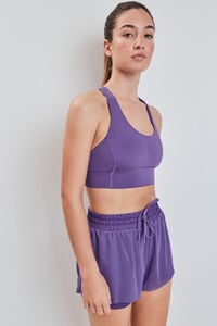 Dash and Stars Cal&ccedil;&otilde;es ultraleves em tercido mesh roxos