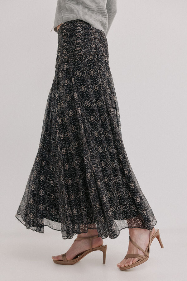 Hoss Intropia Roc&iacute;o. Saia estampada Multicolorido