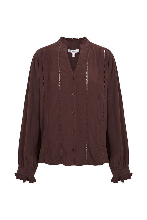 Hoss Intropia Clementine. Blusa manga comprida Castanho