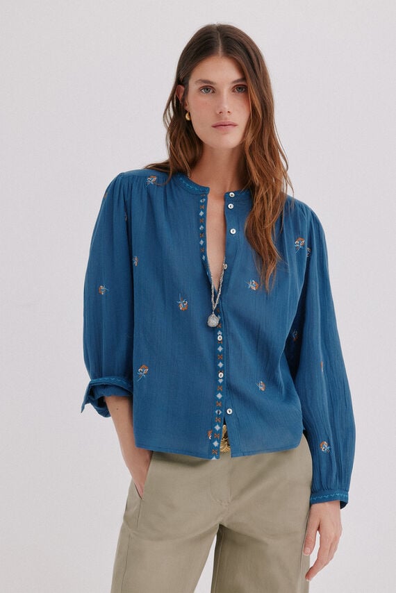 Cesca. Blusa bordada