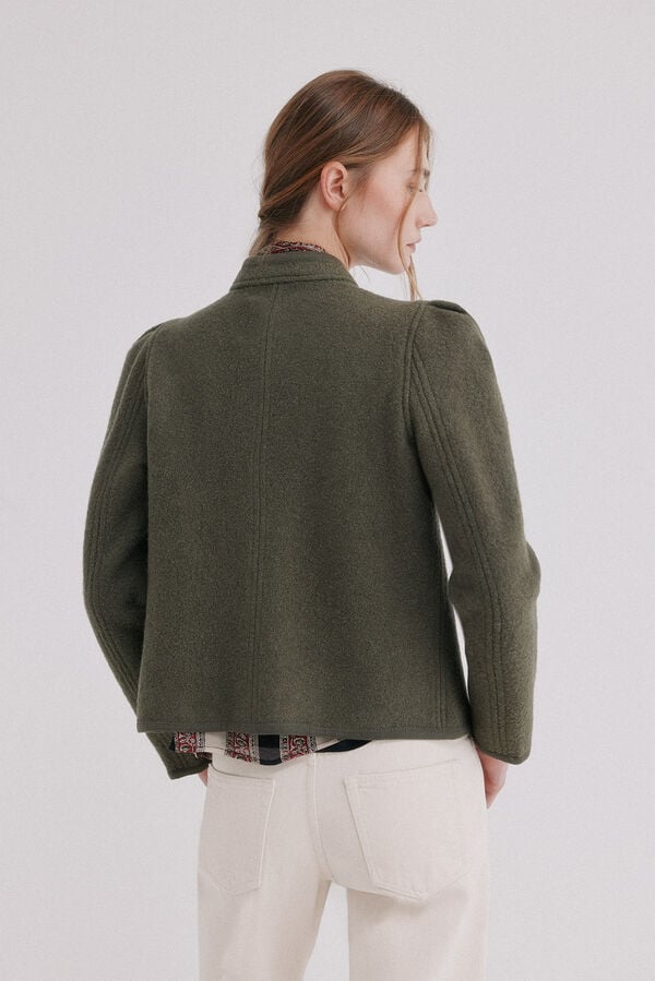 Hoss Intropia Fran&ccedil;a. Casaco austr&iacute;aco Khaki