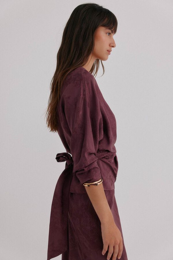 Hoss Intropia Glory. Blusa com estampado jacquard Granada