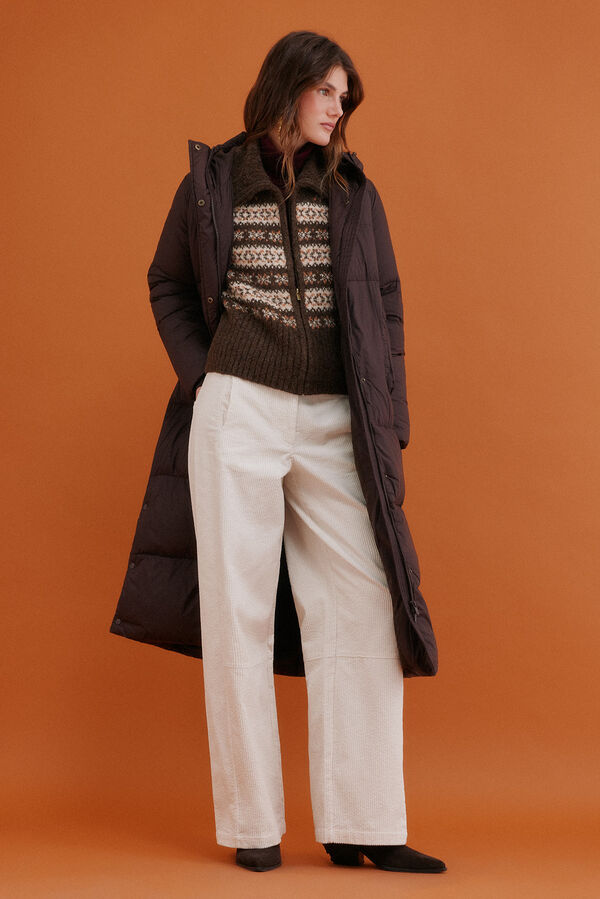 Hoss Intropia Diletta. Puffer trainers Brown