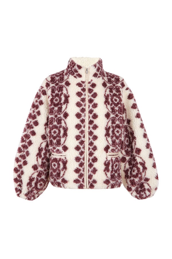 Hoss Intropia Dena. Desportiva estampado Ecru