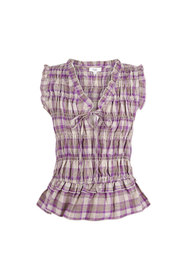 Hoss Intropia Galilea. Top xadrez Roxo