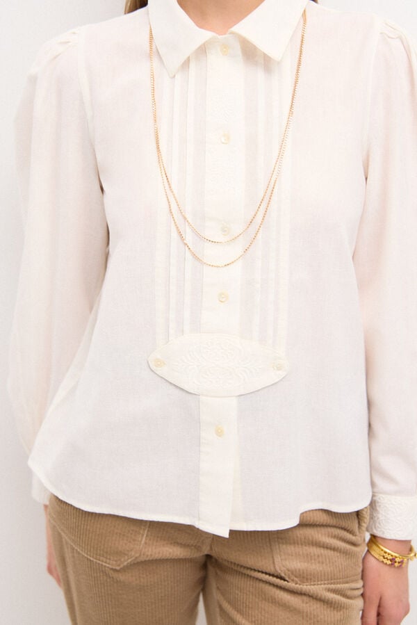 Hoss Intropia Florencia. Vintage blouse. White