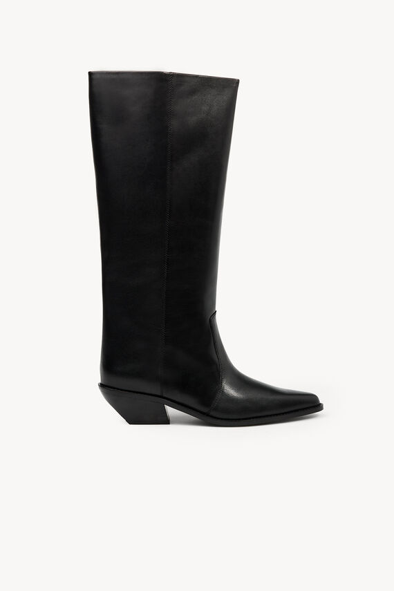 Maite. Bota cowboy de piel