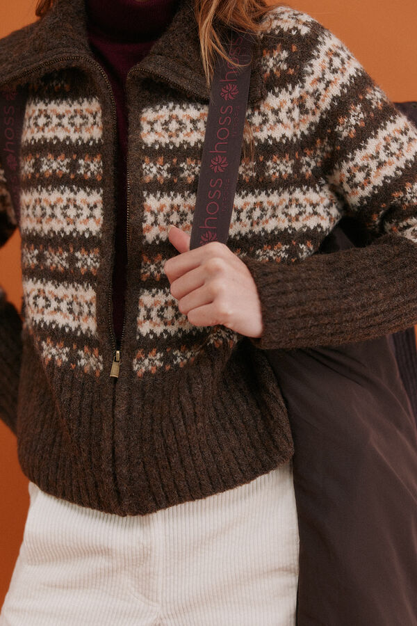 Hoss Intropia Diletta. Puffer trainers Brown